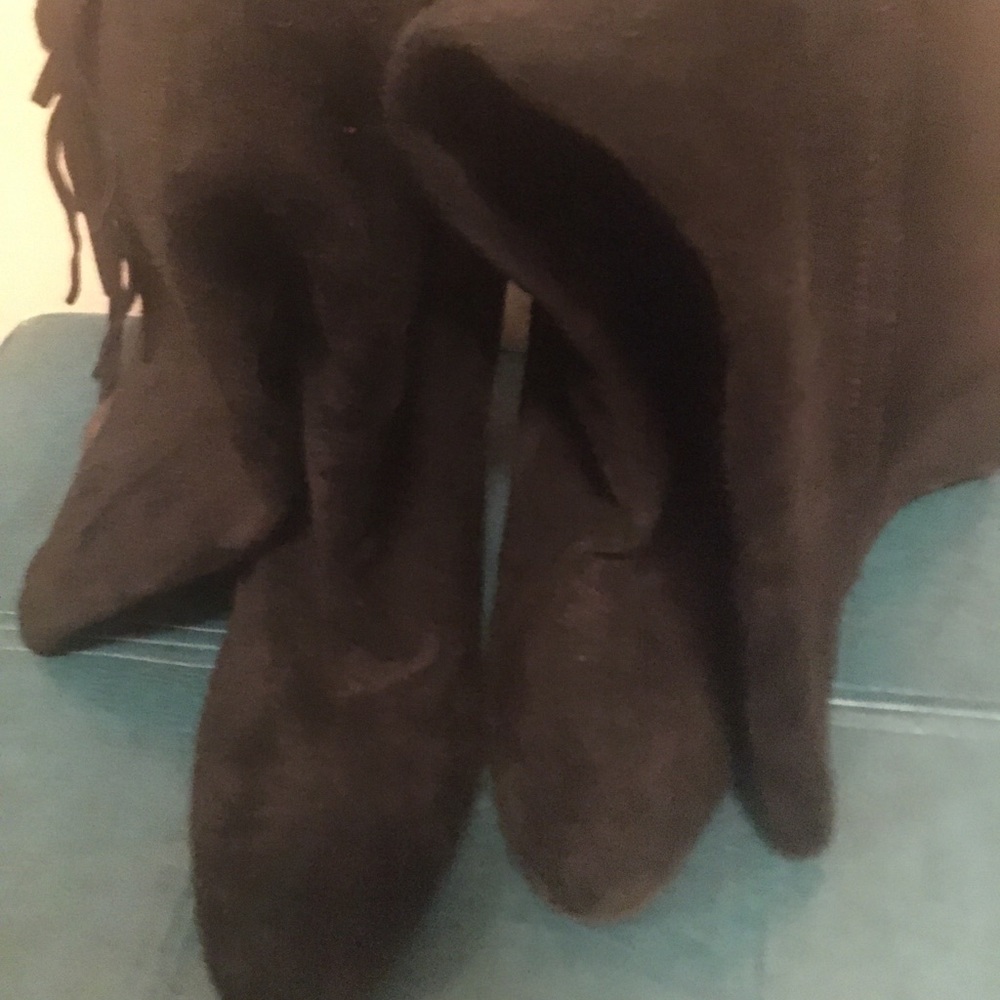 Dvf suede boots